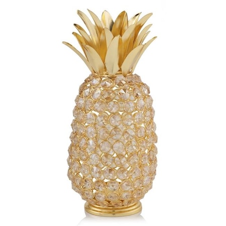 Modern Day Accents Modern Day Accents 5719 Pina Oja Cristal Gold Pineapple 5719